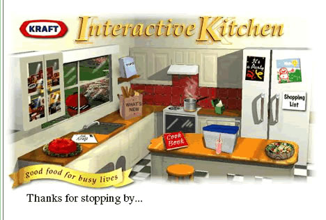 Kraft food kitchen interactive