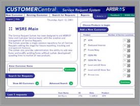 Arbros Customer central